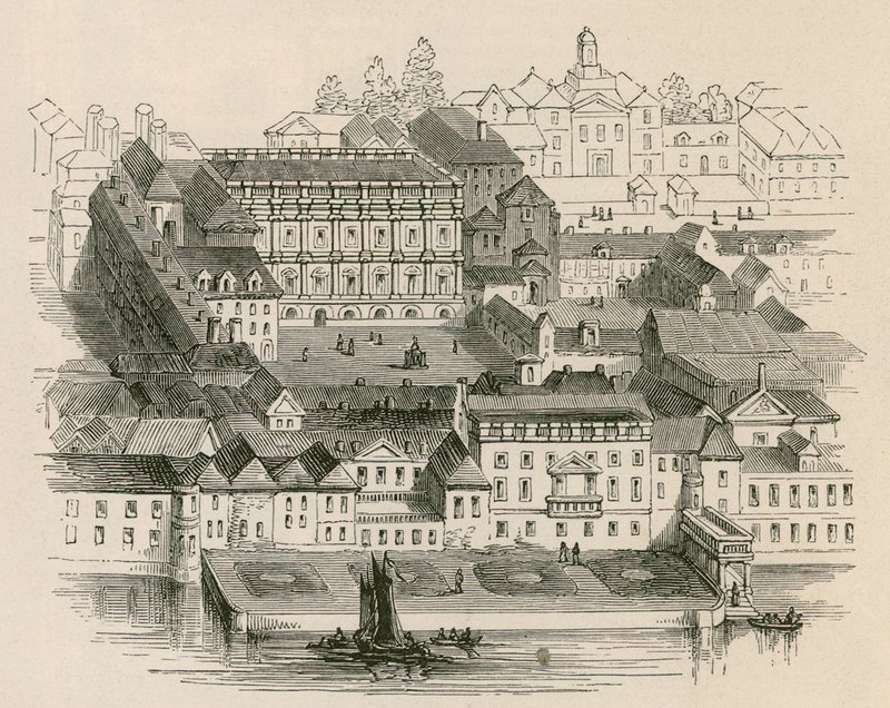 Sandford Manor House, Fulham, London, állítólag Nell Gwynne lakóhelye alkotó: English School