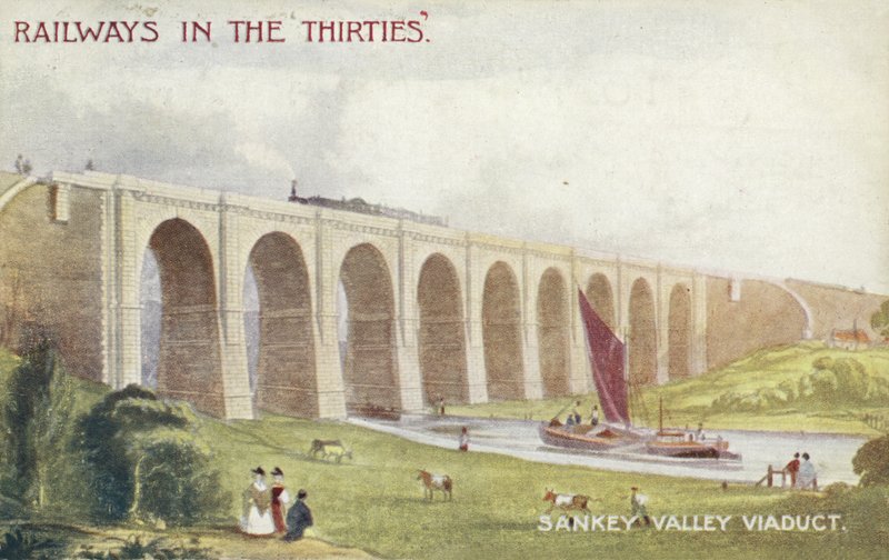 Sankey Valley viadukt alkotó: English School