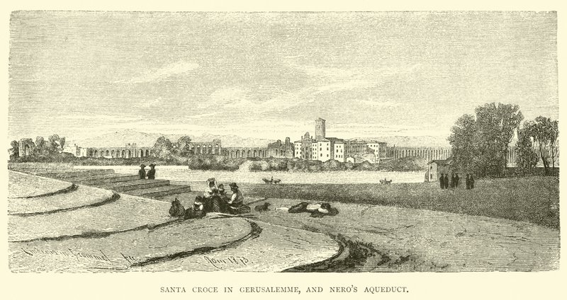 Santa Croce Gerusalemme-ben és Neros vízvezeték alkotó: English School