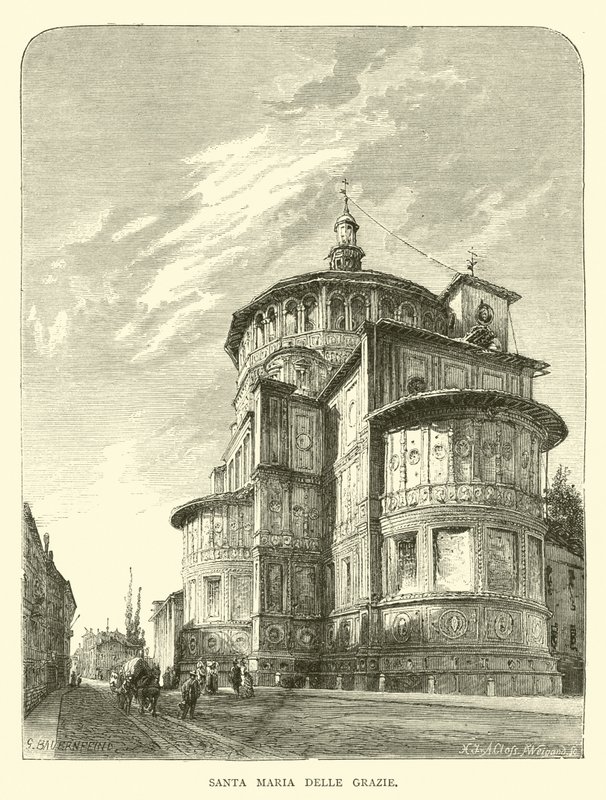 Santa Maria delle Grazie alkotó: English School