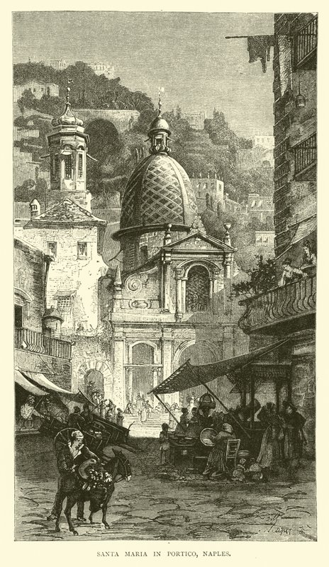 Santa Maria in Portico, Nápoly alkotó: English School