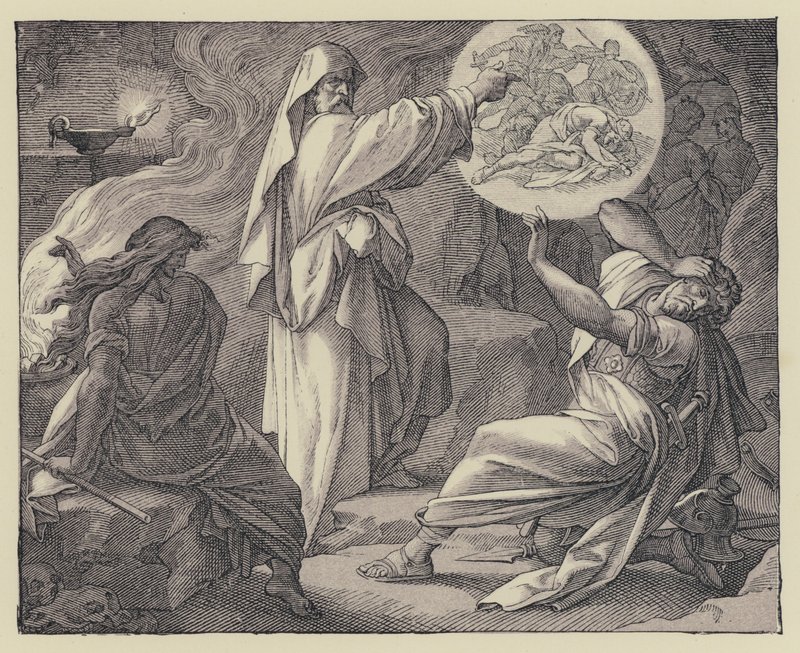 Saul (metszet) alkotó: English School