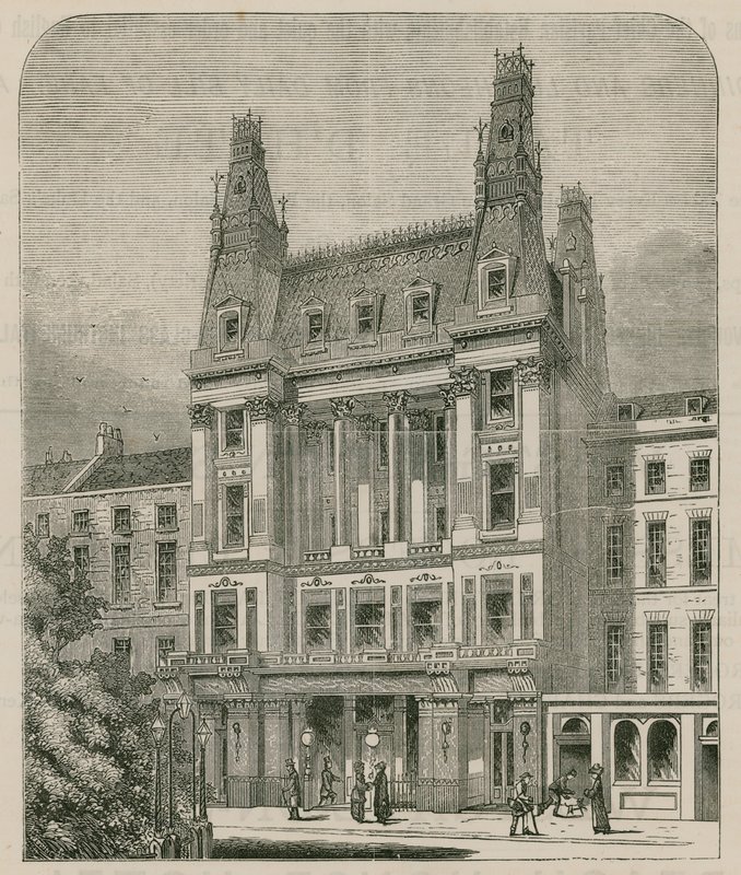 Saville House, Leicester Square, London alkotó: English School