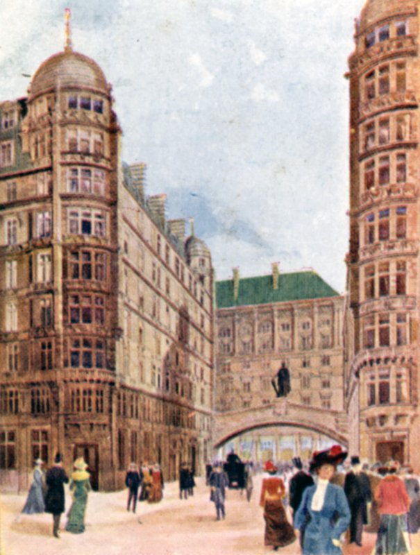 Savoy Hotel, London (színes litho) alkotó: English School