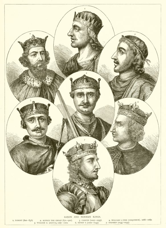 Saxon és Norman Kings alkotó: English School