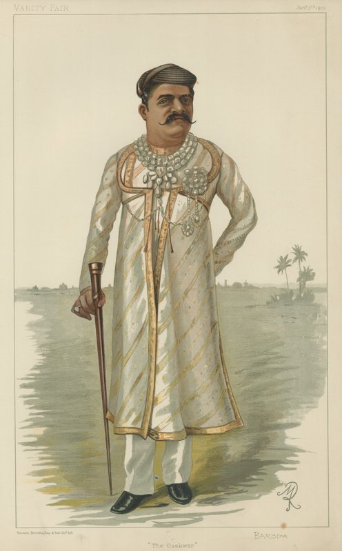 Sayajirao Gaekwad III, a barodai Gaekwar alkotó: English School
