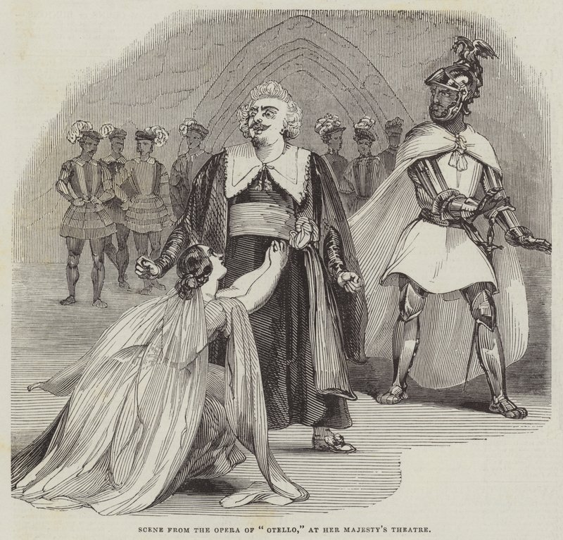 Jelenet az "Otello" operájából a Her Majesty
