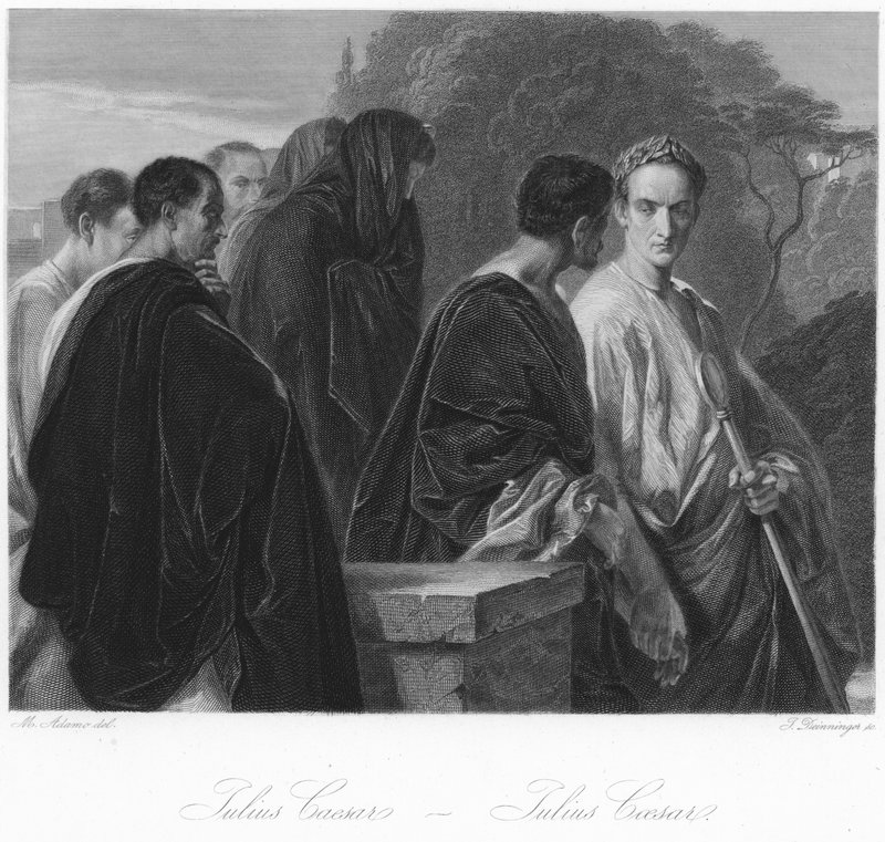 Jelenet a Julius Caesarból alkotó: English School