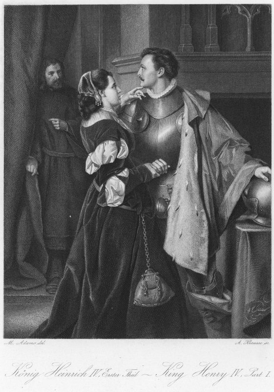 Jelenet IV. Henrik király I. részéből alkotó: English School