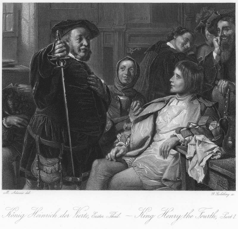 Jelenet Henrik király negyedik részéből I. rész alkotó: English School