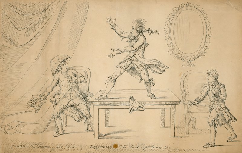 Jelenet Sylvester Daggerwoodból, George Coleman fiatalabbtól alkotó: English School