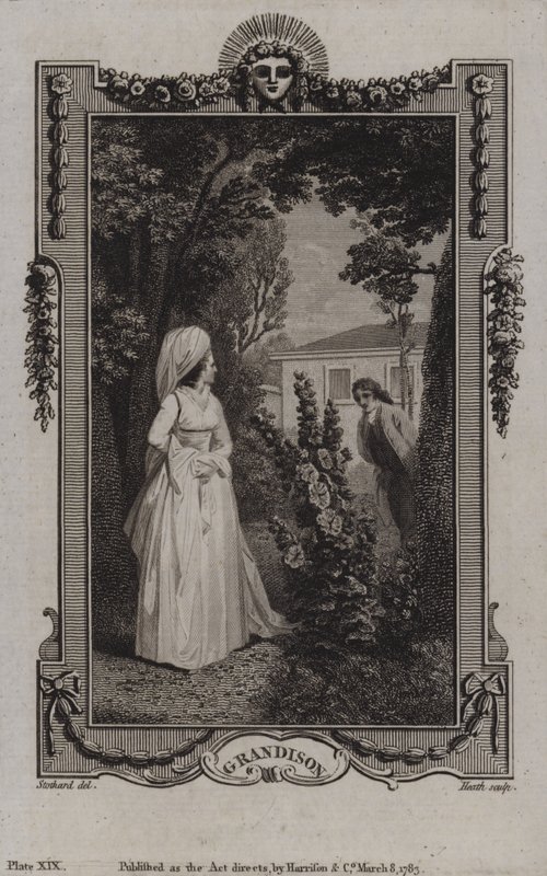 Jelenet a Sir Charles Grandison történetéből, Samuel Richardson alkotó: English School