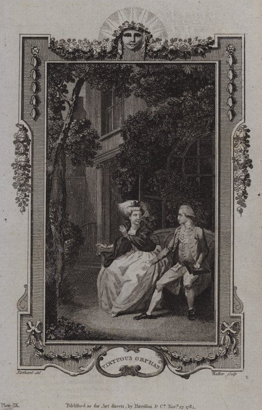 Jelenet az Erényes árvából, Mary Collyer alkotó: English School