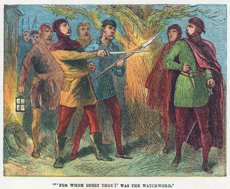 Jelenet a parasztlázadásból alkotó: English School