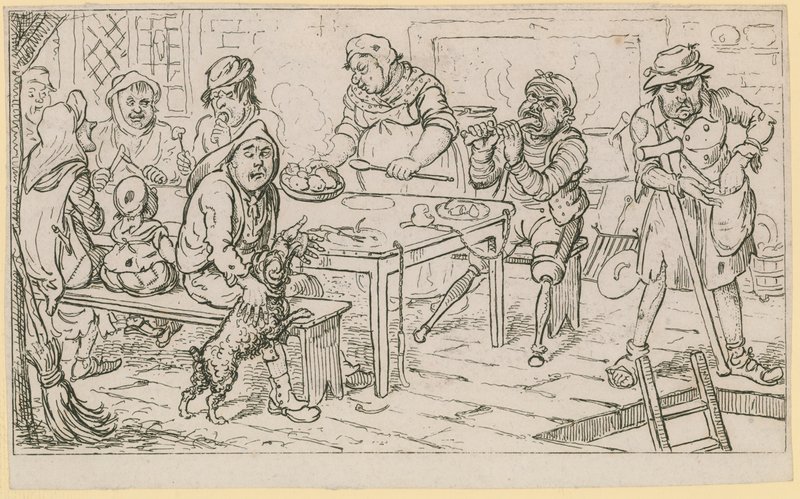 A londoni élet jelenete alkotó: English School
