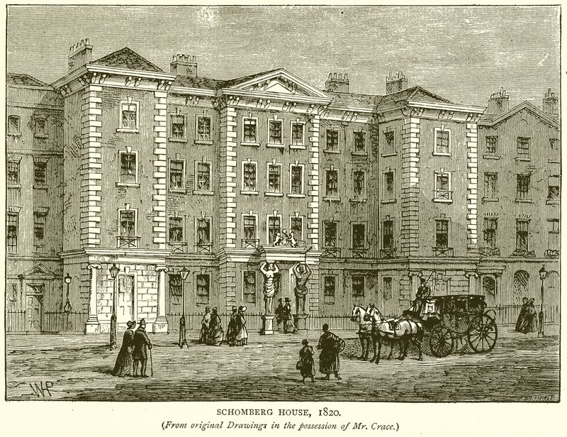 Schomberg-ház, 1820 alkotó: English School