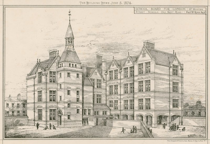 Londoni Iskolatanács, Great Hunter Street Schools, Old Kent Road alkotó: English School