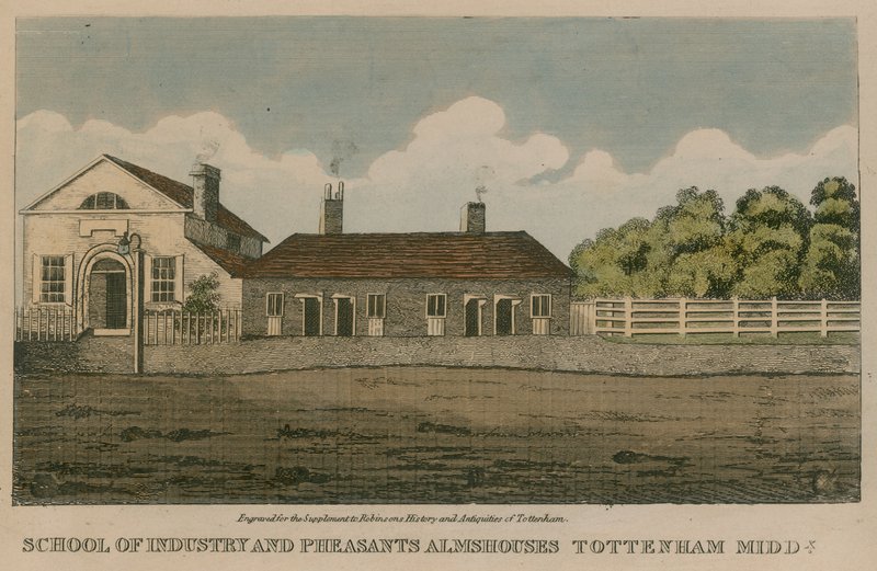 School of Industry and Pheasants Almshouses, Tottenham, London alkotó: English School