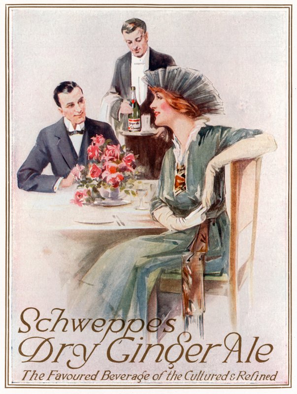 Schweppes Dry Ginger Ale alkotó: English School
