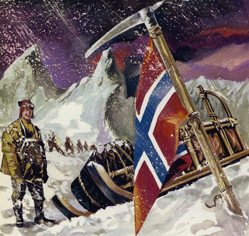 Scott elérte a sarkot, és rájött, hogy Amundsen megverte alkotó: English School