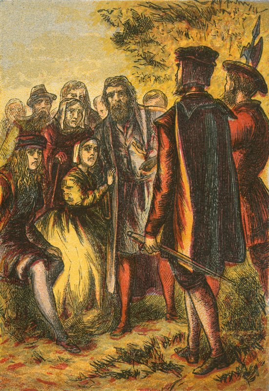 Protestánsok lefoglalása Islingtonban alkotó: English School
