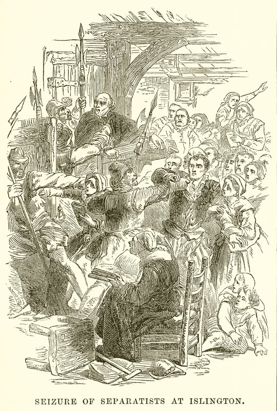 Szeparatisták lefoglalása Islingtonban alkotó: English School