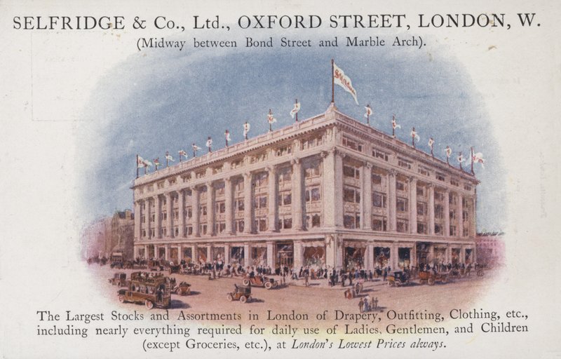 Selfridge and Company Limited, Oxford Street, London, West alkotó: English School
