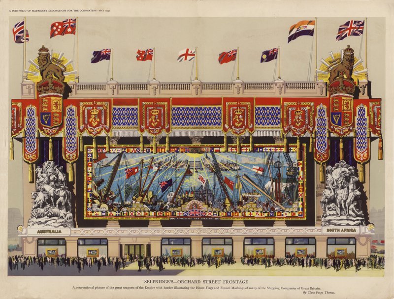 Selfridge koronázási kitüntetései, 1937. május alkotó: English School