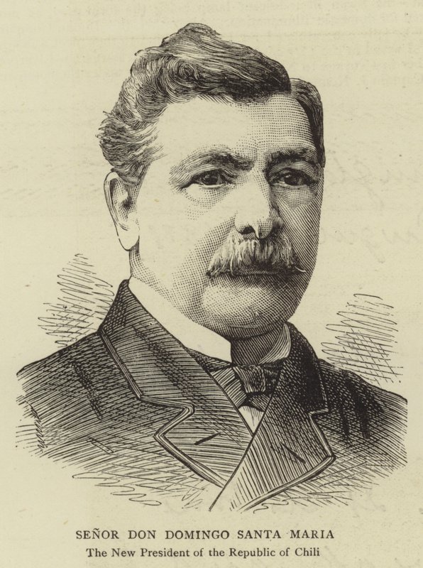 Senor Don Domingo Santa Maria (metszet) alkotó: English School