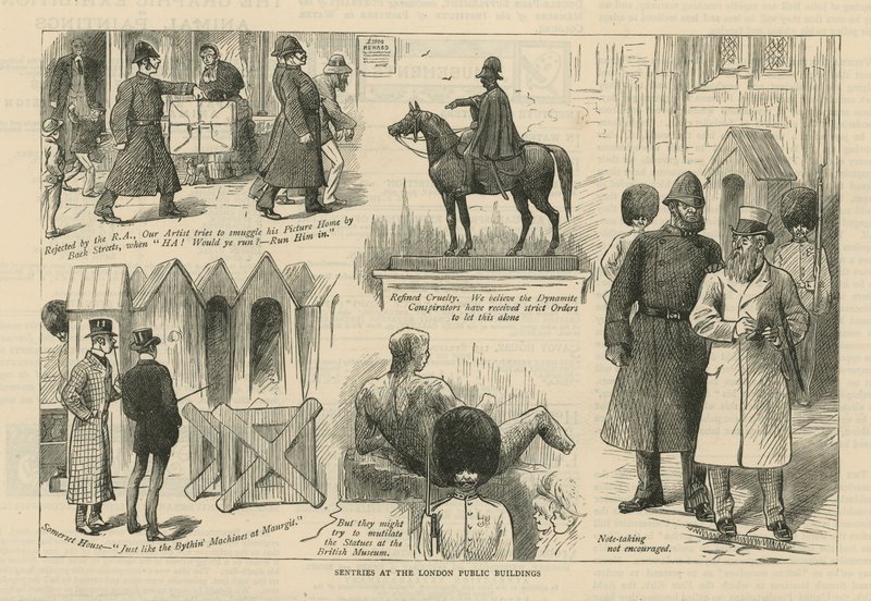Őrszemek a londoni középületeknél alkotó: English School