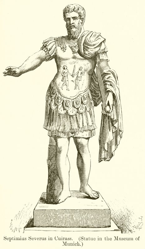Septimius Perselus Cuirassban. (Szobor a müncheni múzeumban) alkotó: English School