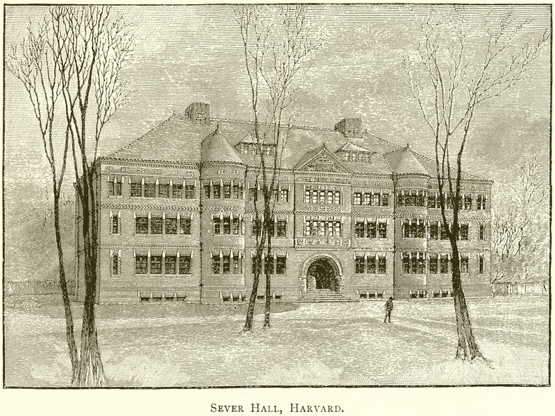 Sever Hall, Harvard alkotó: English School