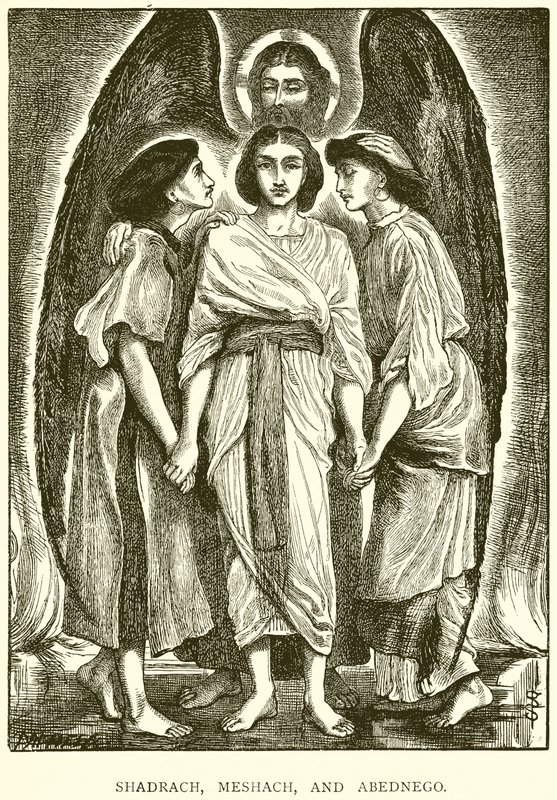 Sidrák, Mésák és Abednégó alkotó: English School