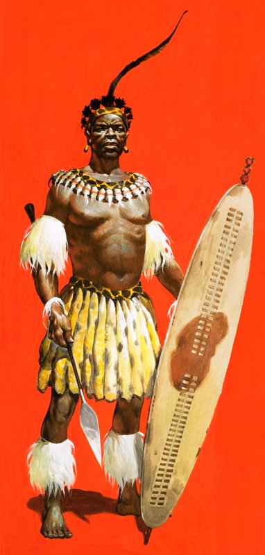 Shaka, a zulu harcos alkotó: English School