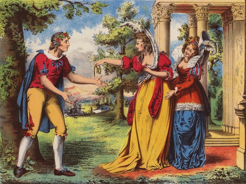 Shakespeare: Shakespeare: Ahogy tetszik (chromolitho) alkotó: English School