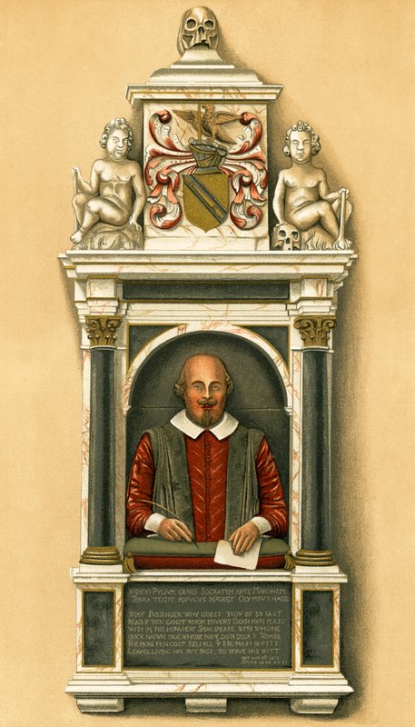 Shakespeare mellszobra alkotó: English School