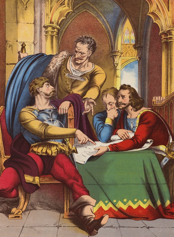 Shakespeare: Henrik, I. rész (chromolitho) alkotó: English School
