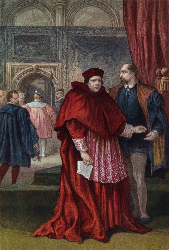 Shakespeare, Nyolcadik Henrik király, III. felvonás, 2. jelenet alkotó: English School