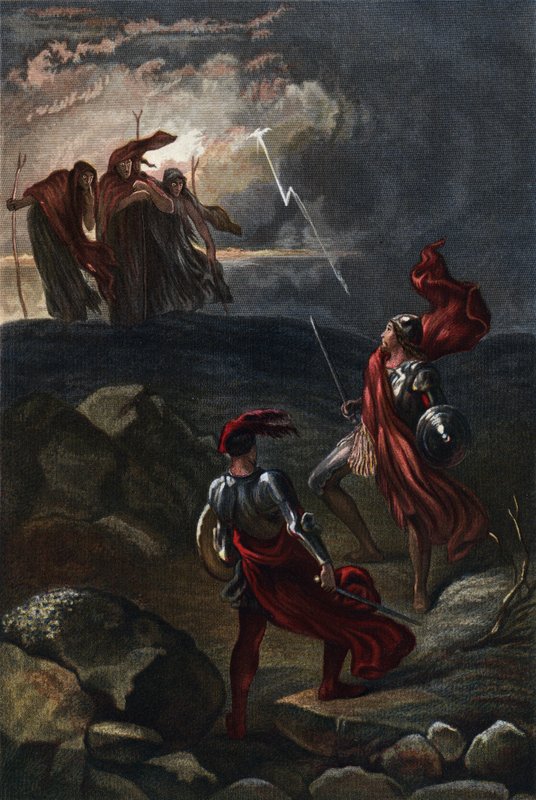 Shakespeare, Macbeth, I. felvonás, 3. jelenet alkotó: English School