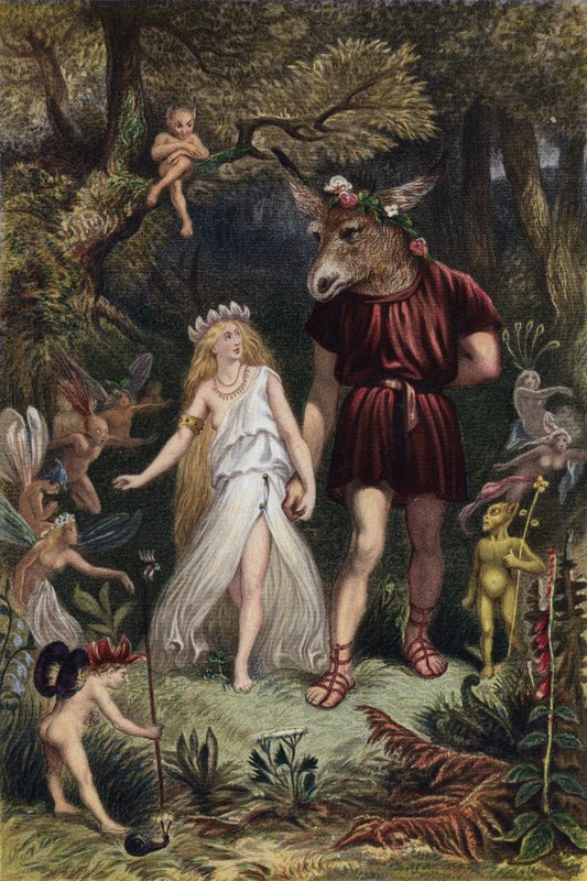Shakespeare, Szentivánéji álom, IV. felvonás, 1. jelenet alkotó: English School