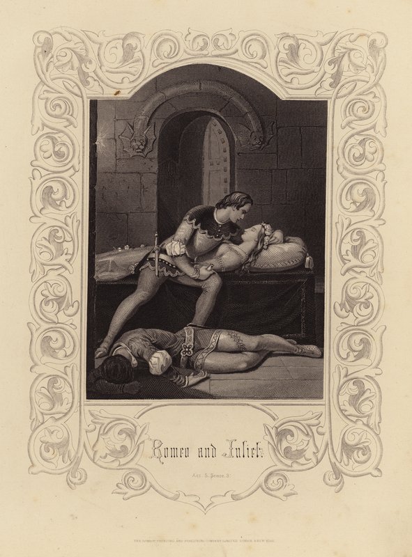 Shakespeare: felvonás 3. jelenet (metszet) alkotó: English School