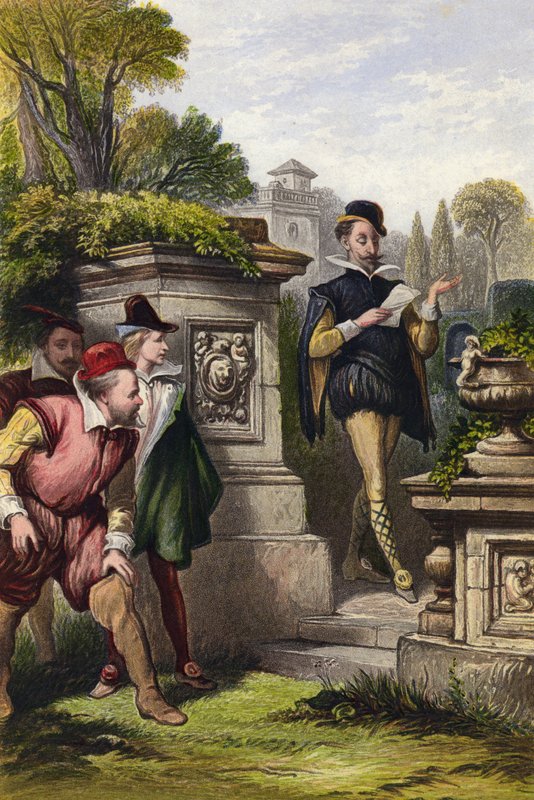 Shakespeare, Tizenkettedik éjszaka, II. felvonás, 5. jelenet alkotó: English School