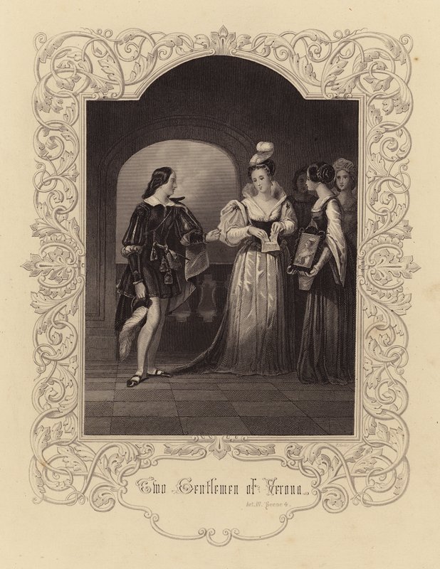 Shakespeare: felvonás, IV. felvonás, 4. jelenet (metszet) alkotó: English School
