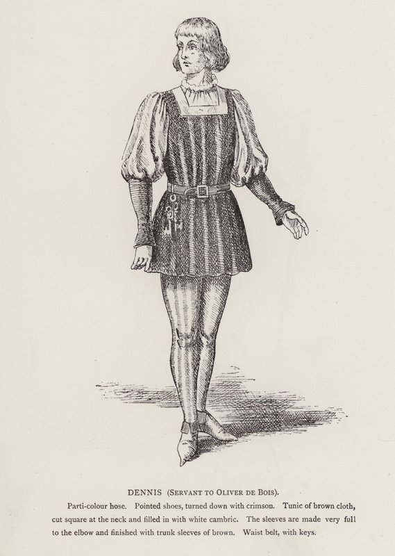 Shakespeare Ahogy tetszik: Dennis, Oliver De Bois szolgája (litho) alkotó: English School