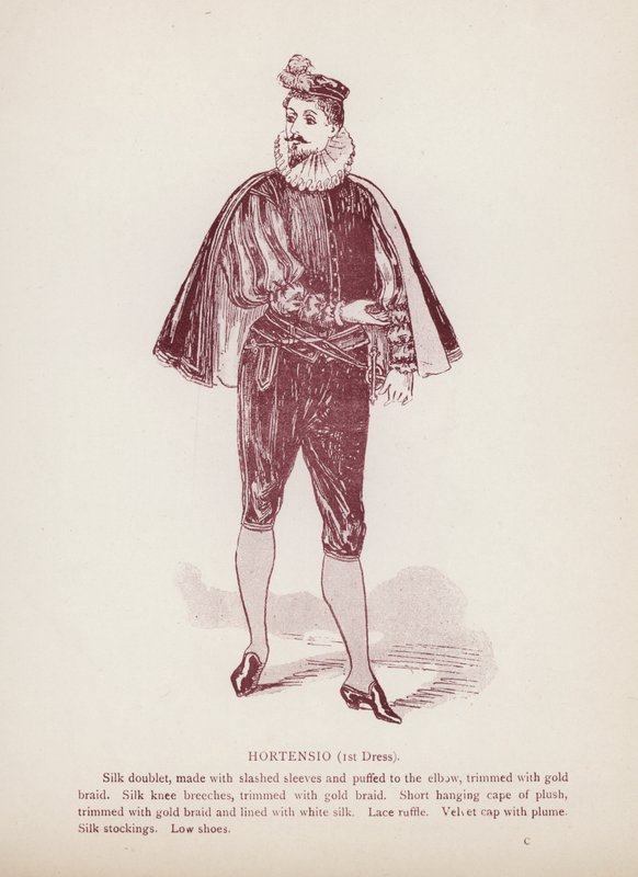 Shakespeare A cickány megszelídítése: Hortensio alkotó: English School