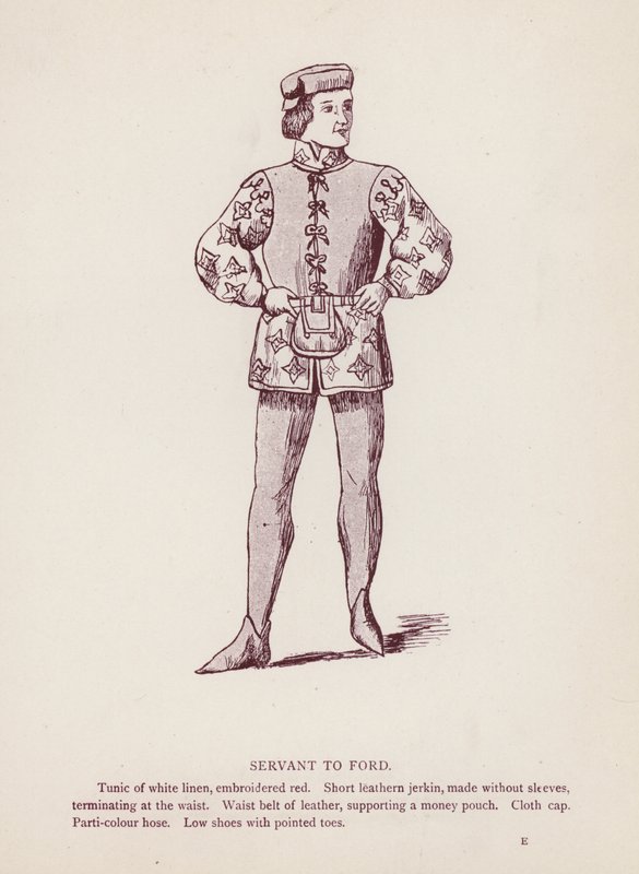 Shakespeare: A windsori víg feleségek: Ford szolgája (litho) alkotó: English School