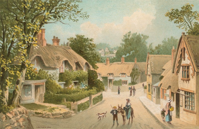 Shanklin Village – Wight-sziget alkotó: English School