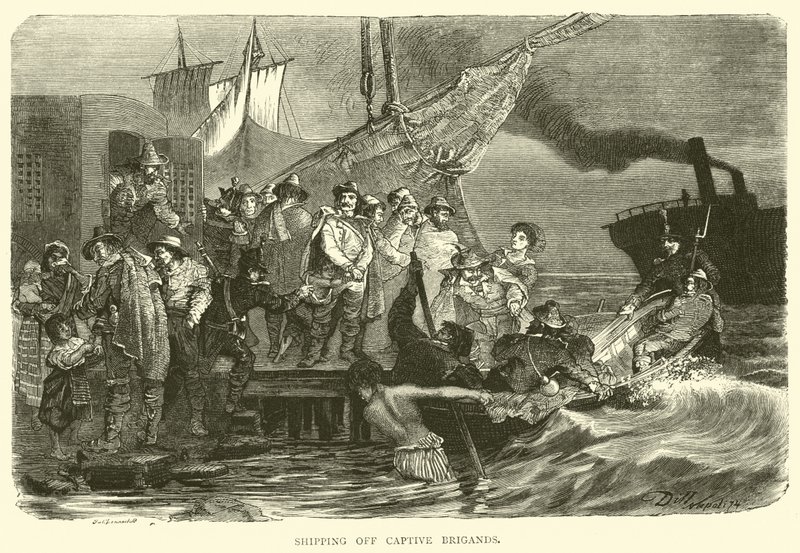 Kiszállítás a Captive Brigands-tól alkotó: English School