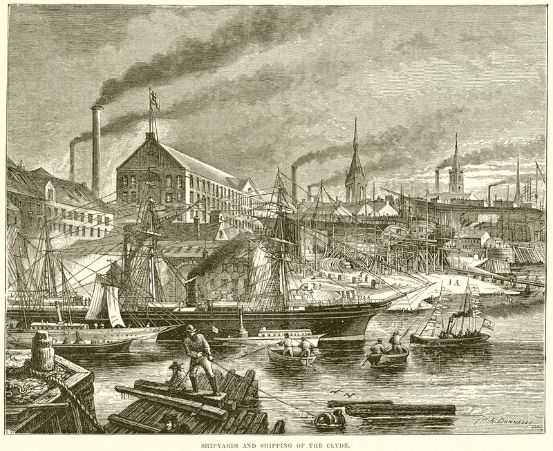 Hajógyárak és a Clyde hajózása alkotó: English School