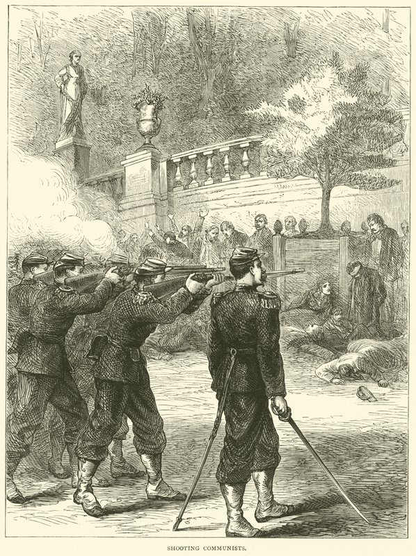 A kommunisták lelövése, 1871 alkotó: English School